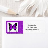 Vlinderadreslabels Etiket (Insitu)