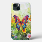 Vlinderblauw Sinaasappels vleugels Case-Mate iPhone Case (Achterkant)
