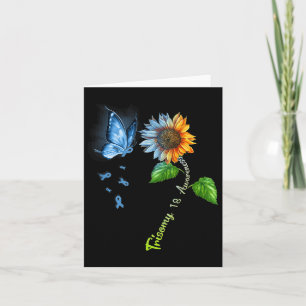 Vlinderbloemenbloem 18 Bewustheid Kaart