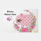 Vlinderbloemkool voor vlindervloeren deurmat (Voorkant)