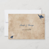 vlinderbruiloft rsvp Standaard 3.5 x 5 (Achterkant)