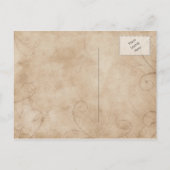 vlinderbruiloft save the date aankondigingskaart (Achterkant)