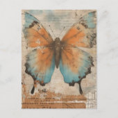  vlindercollage briefkaart (Voorkant)