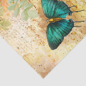  vlindercollage tissuepapier (Detail)