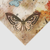 vlindercollage tissuepapier (Detail)