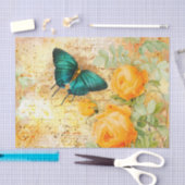  vlindercollage tissuepapier (Craft)