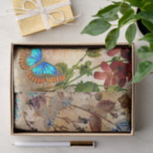  vlindercollage tissuepapier (Geschenk)