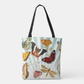  vlindercollage tote bag (Achterkant)