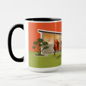 Vlinderdak Mid Century Modern House - SET Mok (Links)