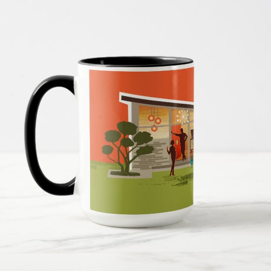Vlinderdak Mid Century Modern House - SET Mok (Links)