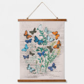  vlinderdeeg hangend wandkleed (Voorkant)