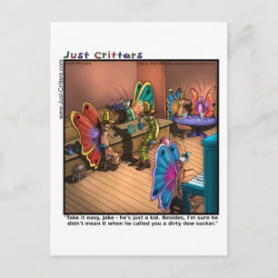 vlinderdonder briefkaart