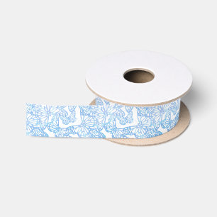 Vlinderdromen (blauw) lint