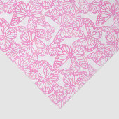Vlinderdromen (roze) tissuepapier (Detail)