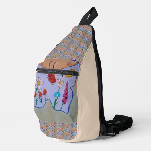 Vlinderdromen Sling Bag (Rechterhoek)