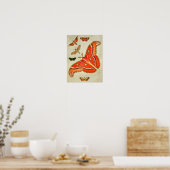 vlinderdruk 381 poster (Keuken)