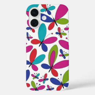 Vlinderelegantie en schoonheid iPhone 16 hoesje