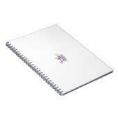 Vlinderfee Tattoo Vector –  bloemkunst Notitieboek (Rechterzijde)