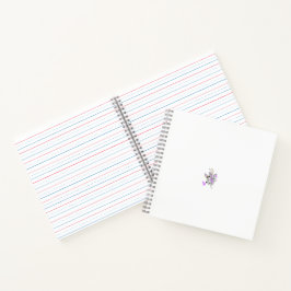 Vlinderfee Tattoo Vector – bloemkunst Notitieboek