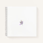 Vlinderfee Tattoo Vector – bloemkunst Notitieboek (Voorkant)