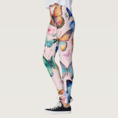 Vlindergedrukte Leggings (Links)