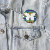 vlindergolven ronde button 5,7 cm (In situ)