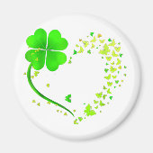 vlinderhart blad irish st patrick day clover magneet (Voorkant)