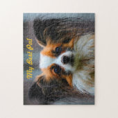 Vlinderhond. Legpuzzel (Verticaal)