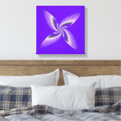 vlinderillusie canvas afdruk (Insitu (Slaapkamer))