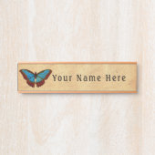  vlinderillustratie deurbordje (Voorkant)