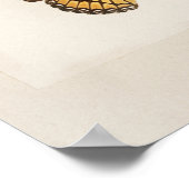 vlinderillustratie poster (Hoek)