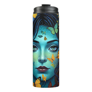 vlinderkamermeisje thermosbeker