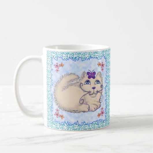 Vlinderkat mok (Links)