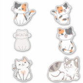 vlinderkat sticker (Voorkant)