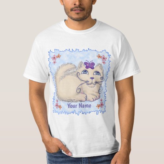 Vlinderkat T-shirt (Voorkant)