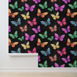 Vlinderkleurig Insect Collectie Patroon Behang