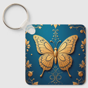 🦋 Vlinderkunstcadeau voor liefhebbers van bloemac Sleutelhanger