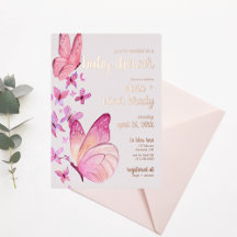 Vlinderkusjes & Babywensen | Roze Baby Shower