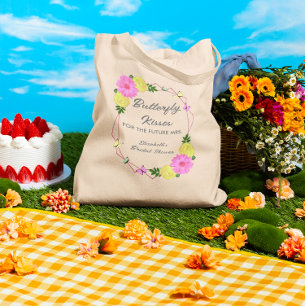 Vlinderkusjes Voor De Toekomstige Bruid Bruiloftfe Tote Bag