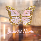 Vlinderlogo Raamsticker (Vel 2)