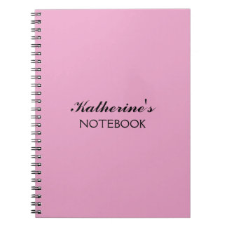 Vlindermin | Effen Kleur Magenta 4 Persoonlijk Notitieboek