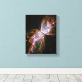 Vlindernevel Canvas Afdruk (Insitu (Houten vloer))