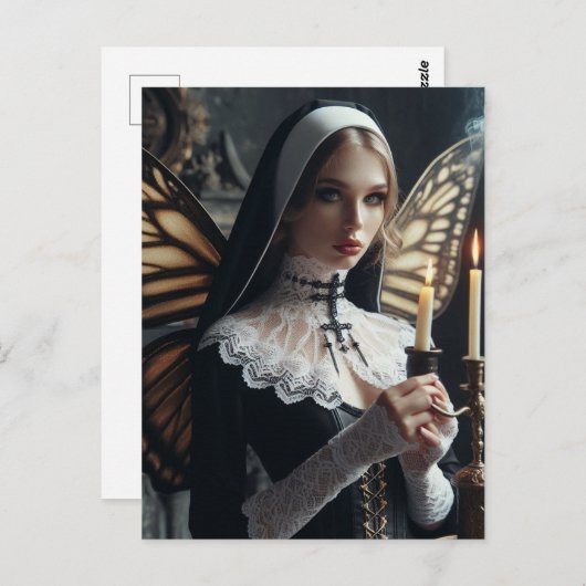 vlindernon briefkaart (Voorkant / Achterkant)