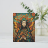 vlindernon briefkaart (Staand voorkant)