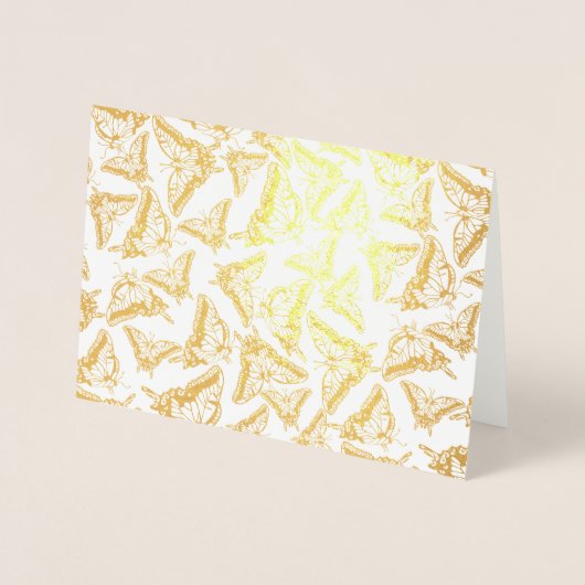 vlindernotitie folie kaarten (Voorkant)