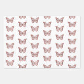 vlinderontwerp inpakpapier vel (Voorkant)