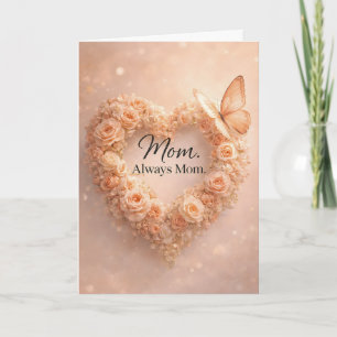 Vlinderontwerp   Moederdag cadeaukaart Kaart
