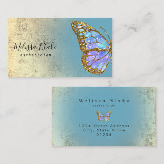 vlinderontwerp visitekaartje