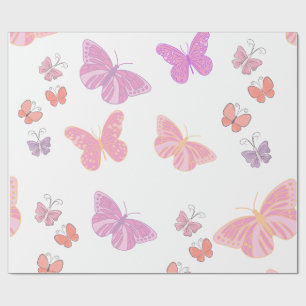 vlinderpakpapier cadeaupapier