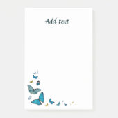 Vlinderparade, mooi sjabloonontwerp post-it® notes (Voorkant)